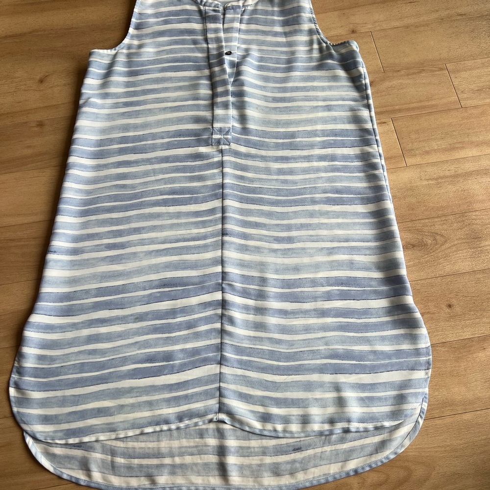 Vince Camuto Striped Sleeveless Tunic